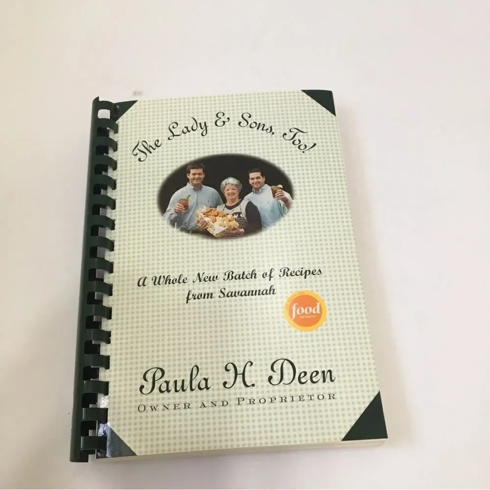 TWO PAULA DEEN COOKBOOKS 1) THE LADY & SONS 2)‎ THE LADY & SONS TOO!